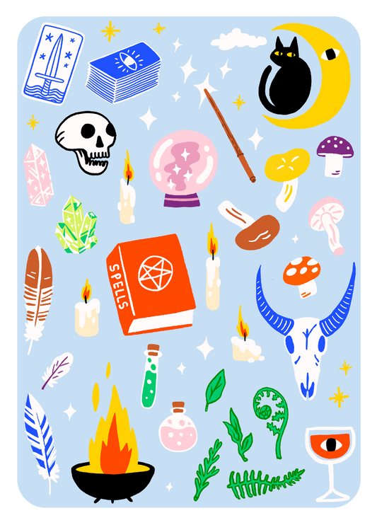 Occult Classics Iron-on Sheet Set