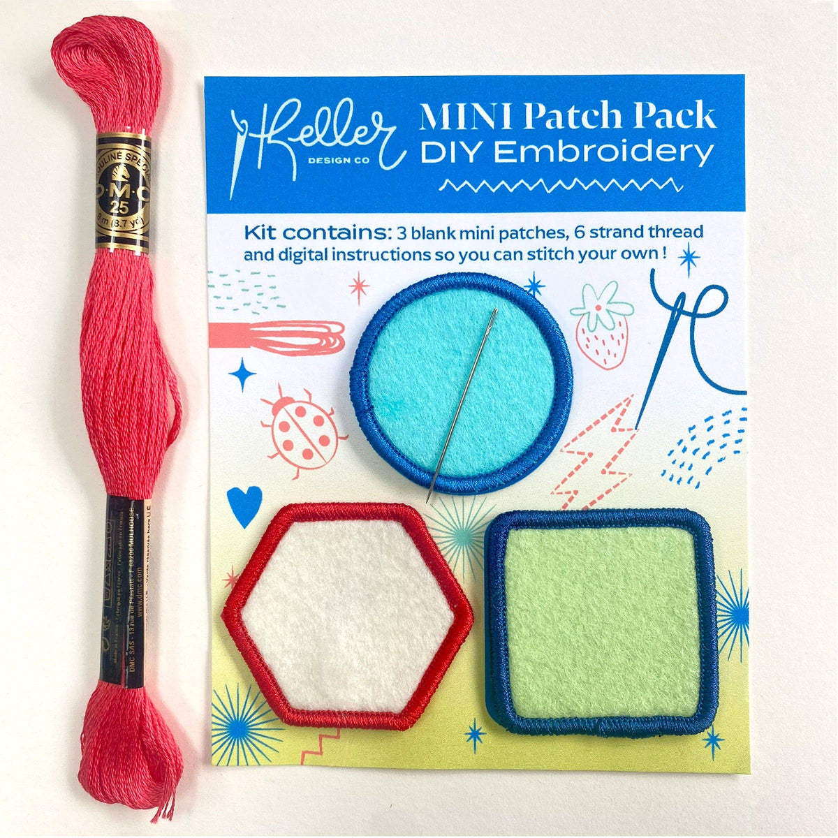 Mini DIY Patch Pack Embroidery