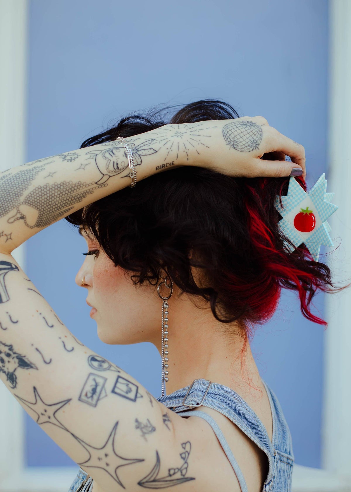 Tomato Quilt Hair Claw  TPF x Chaos Magic Studio
