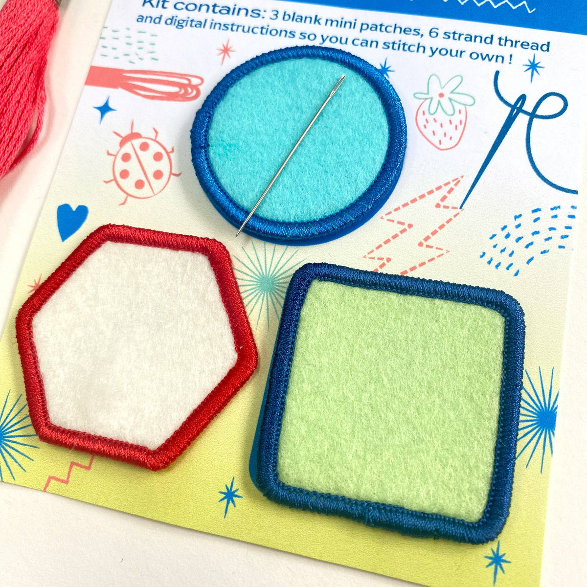 Mini DIY Patch Pack Embroidery