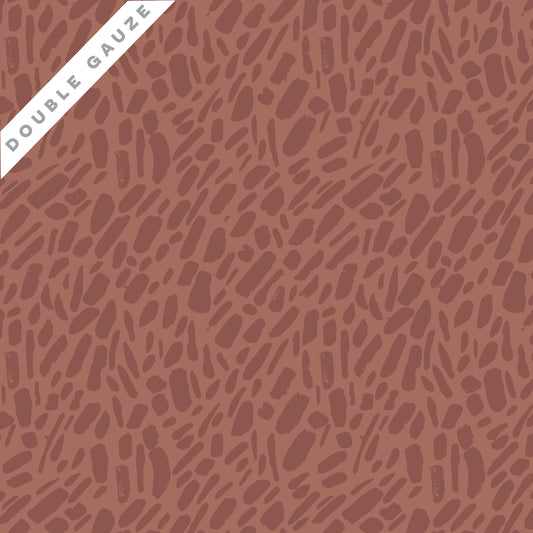 Organic Cotton Double Gauze in River Pebbles