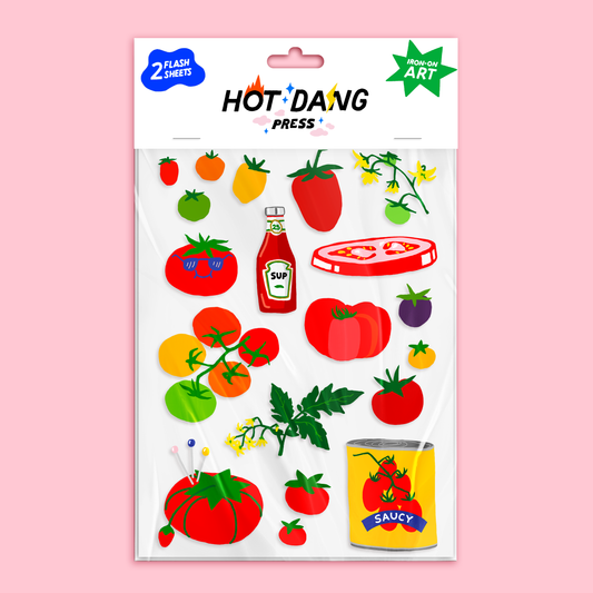 All Tomatoes Iron-on Sheet Set