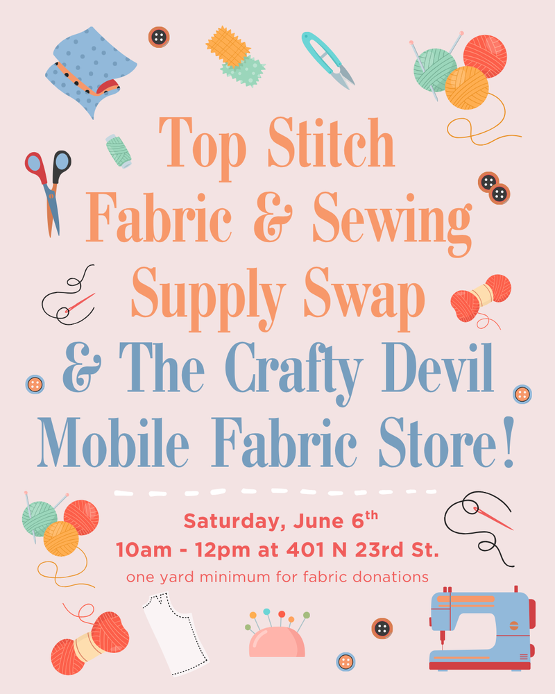 Fabric Swap + Pop-up at Top Stich Mending