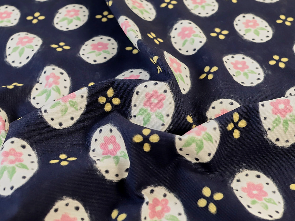 Bijou Flower Stretch Denim